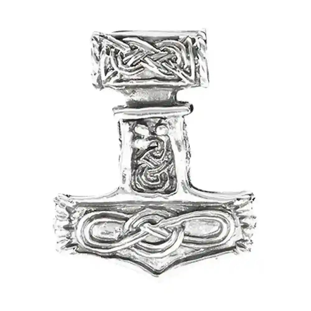 Thors Hammer mit Knoten Anhänger Schmuck - Thorhammer - 25x19mm