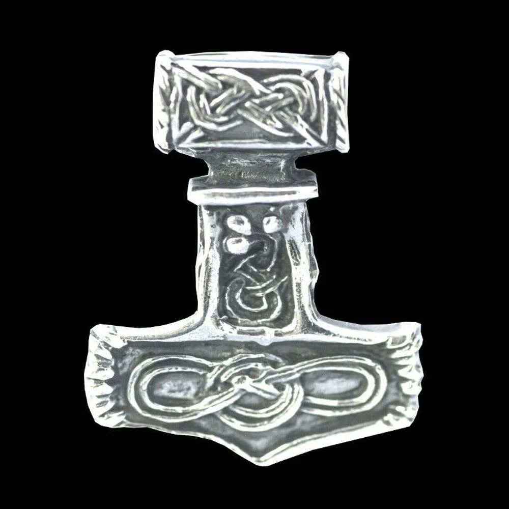 Thors Hammer Schmuck Anhänger 925er Silber - Thorhammer - 25x20mm