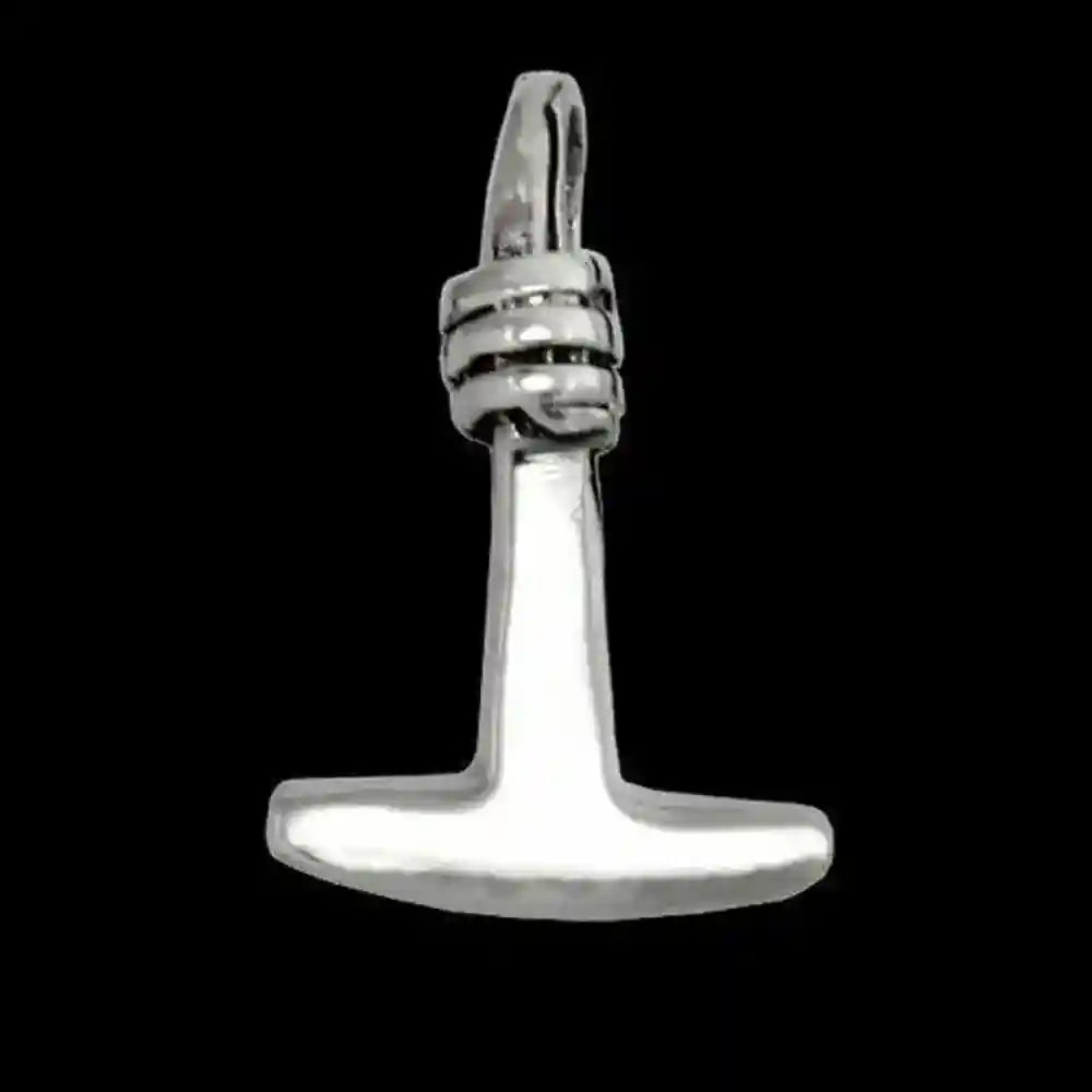 Thors Hammer sehr klein Schmuck Anhänger 925er Silber - Thorhammer - 17x10mm