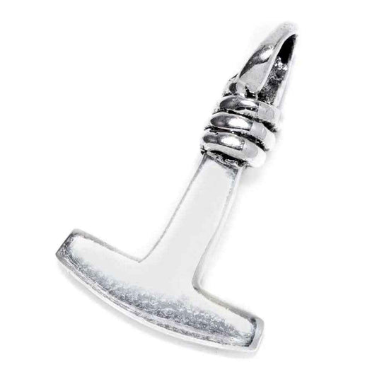 Thors Hammer sehr klein Schmuck Anhänger 925er Silber - Thorhammer - 17x10mm