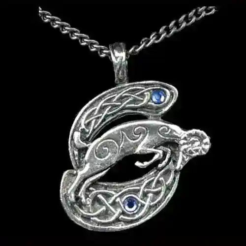 Tier-Geist Des Schafbocks Anhänger Schmuck - Sonstige Tiere - 38x28mm