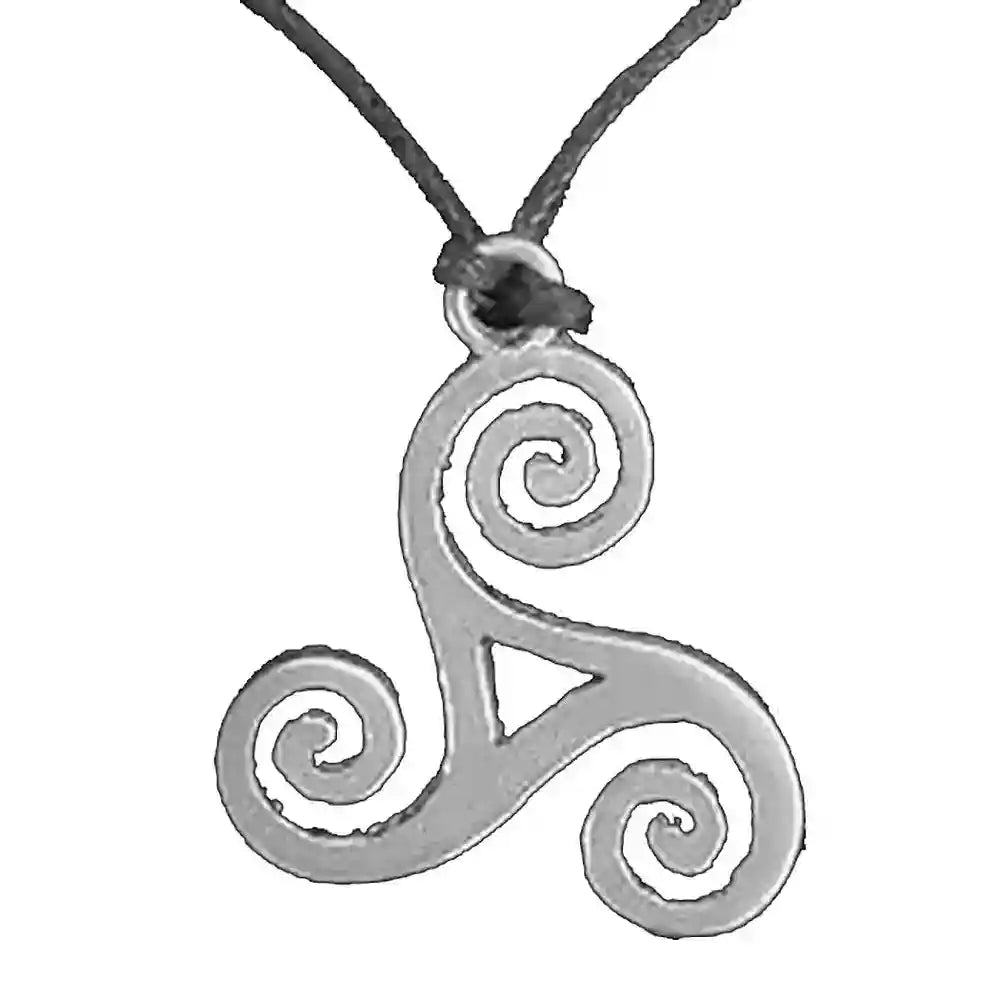 Triskele aus Zinn Anhänger Schmuck - Triskel - 24x27mm