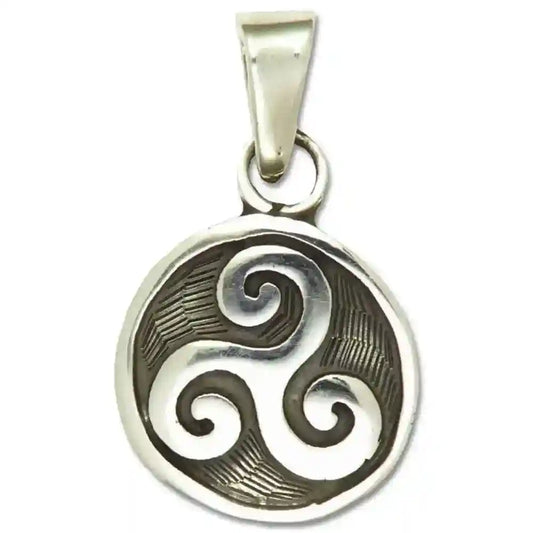 Triskele  Schmuck Anhänger 925er Silber - Triskel - 20 mm Durchmesser