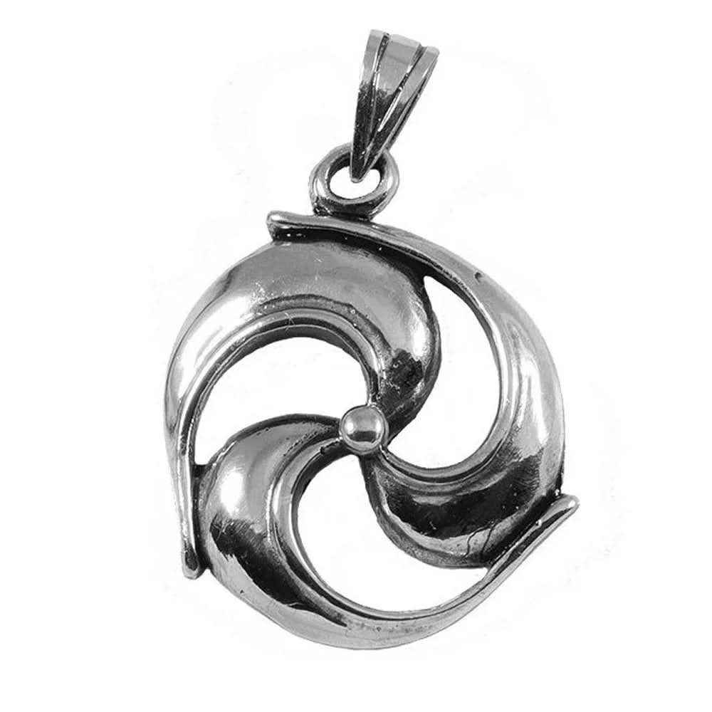 Triskele Schmuck Anhänger 925er Silber - Triskel - 38x26mm