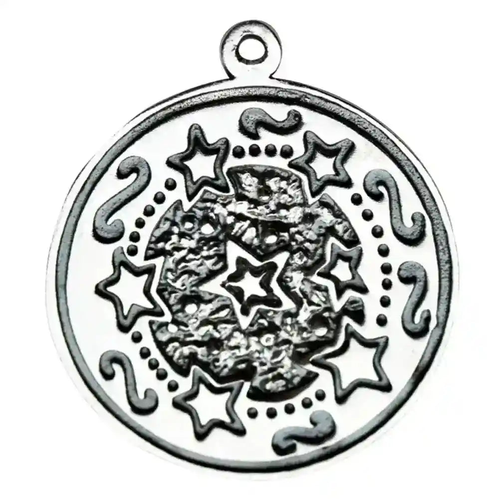 Twr Tewdws Keltische Sternzeichen Anhänger versilbert Kette 1. Apr - 23. Apr
