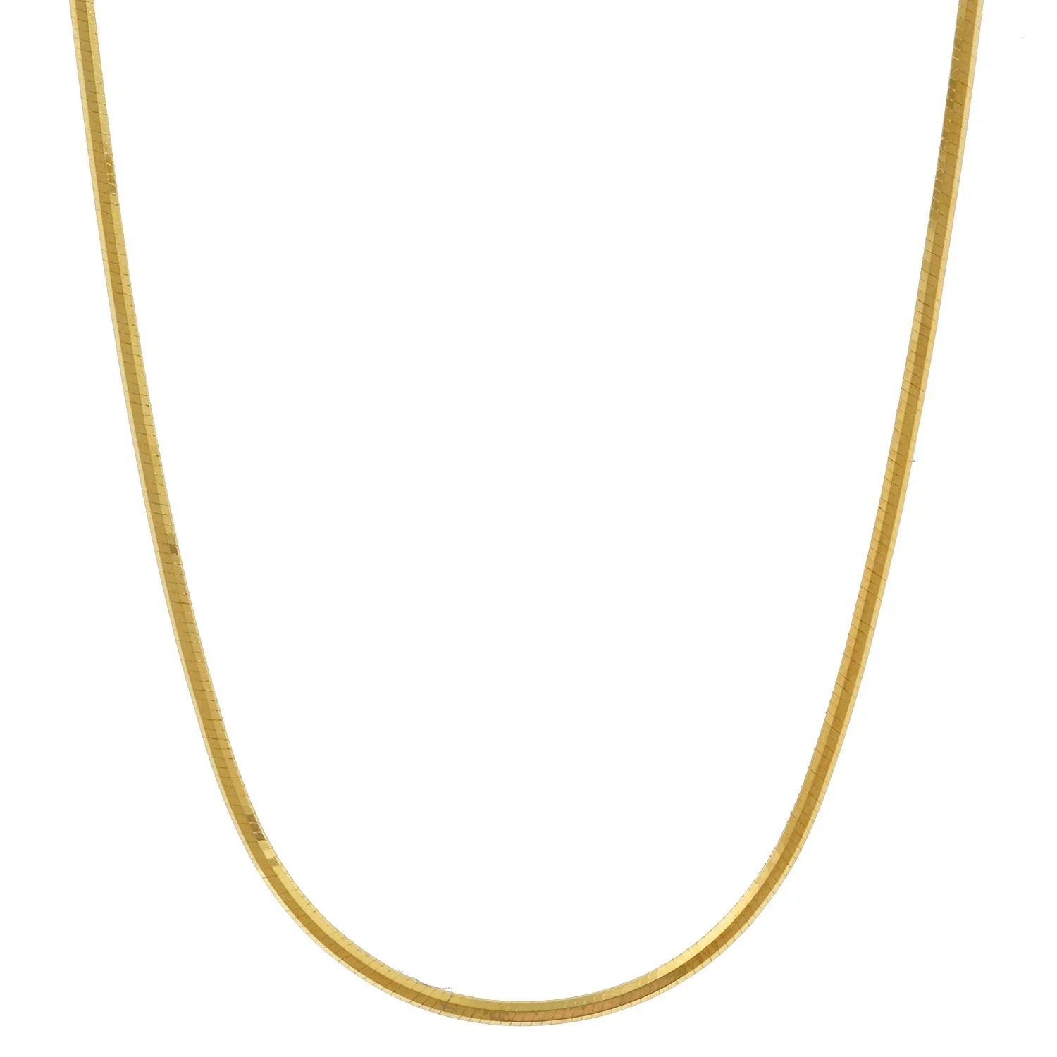 Schlangenketten diamantiert Gold