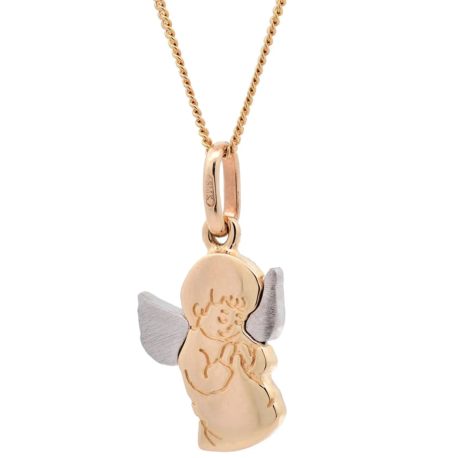 Engel und Elfen Anhänger aus Gold - Firma Holzenplotz - Silberketten-Goldketten.de 