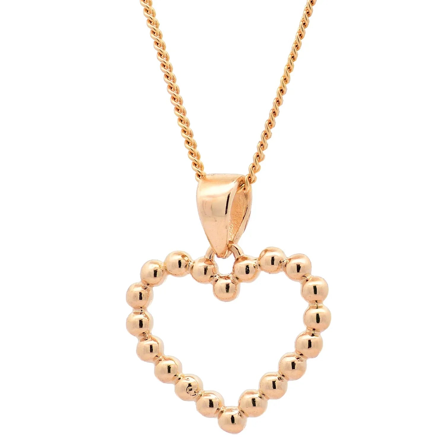 Herz Anhänger aus Gold - Firma Holzenplotz - Silberketten-Goldketten.de 