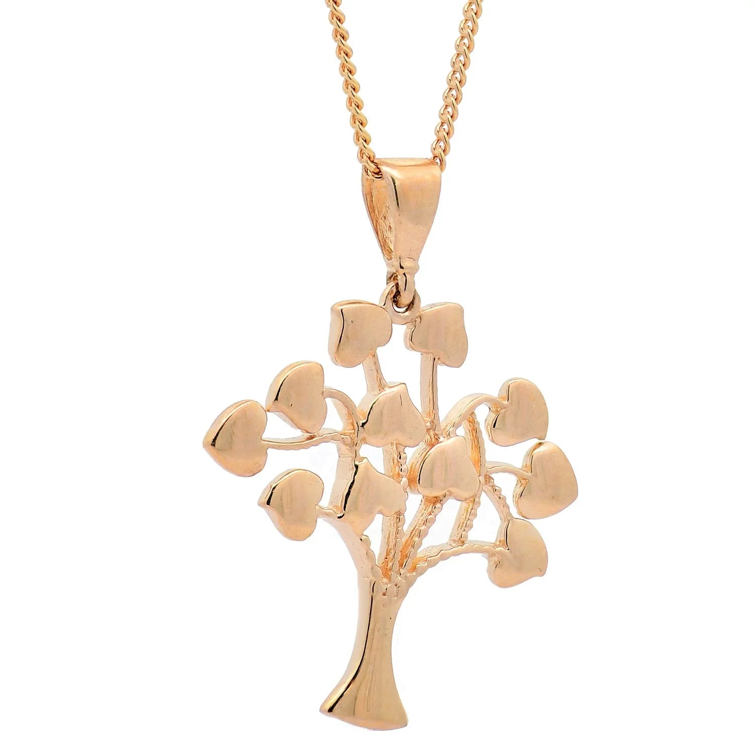 Lebensbaum Anhänger aus Gold - Firma Holzenplotz - Silberketten-Goldketten.de 
