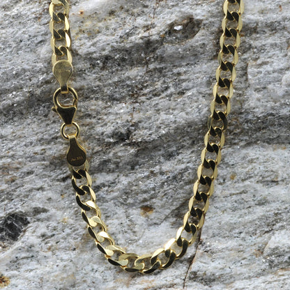 Goldkette Panzerkette Breite 5,0mm - 585-14 Karat Gold