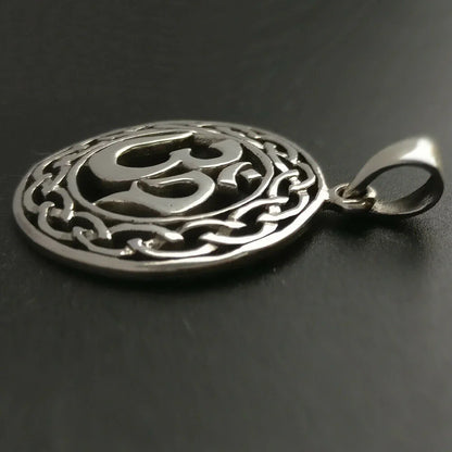 Om Aum Anhänger Schmuck - Om - Sanskrit 925er Silber