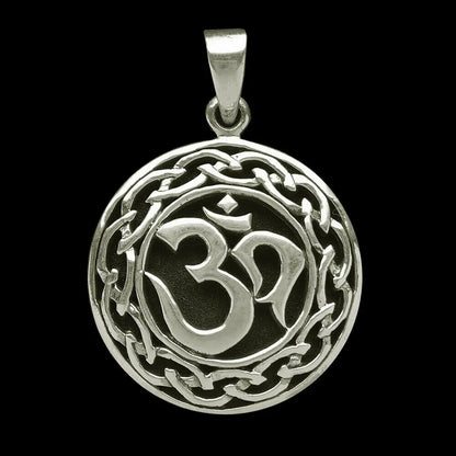 Om Aum Anhänger Schmuck - Om - Sanskrit 925er Silber