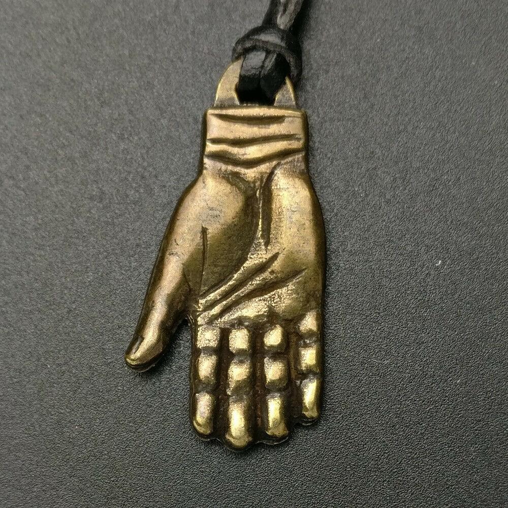 Glückshand aus Bronze Anhänger Schmuck