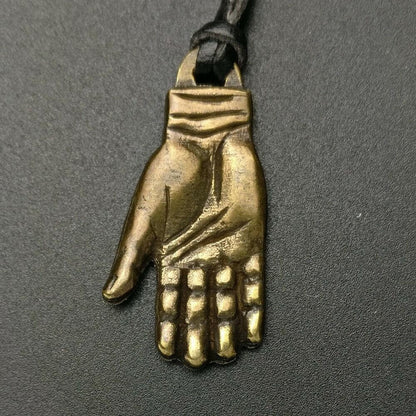 Glückshand aus Bronze Anhänger Schmuck