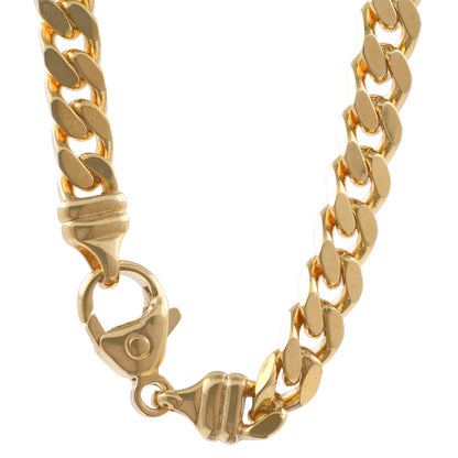 6,0 mm 585 - 14 Karat Gold Halskette Panzerkette 4-seitig diamantiert massiv Gold hochwertige Goldkette - Länge nach Wahl