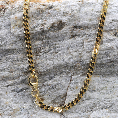 Goldkette Echt 333 - 8 Karat Panzerkette Gold Halskette - Damenkette und Herrenkette Made in Germany