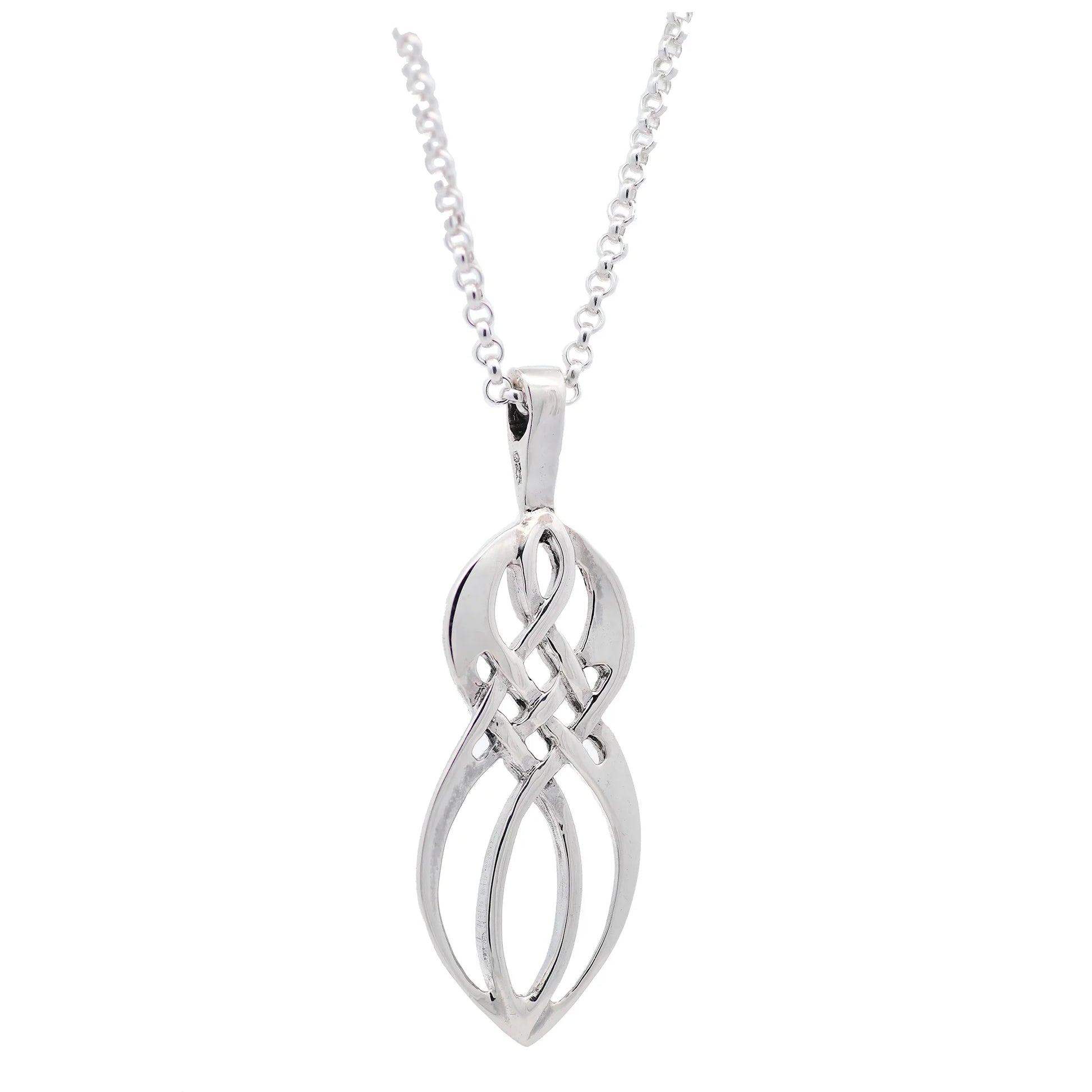 Keltische Harmonie Schmuck 925er Silber mit Ankerkette
