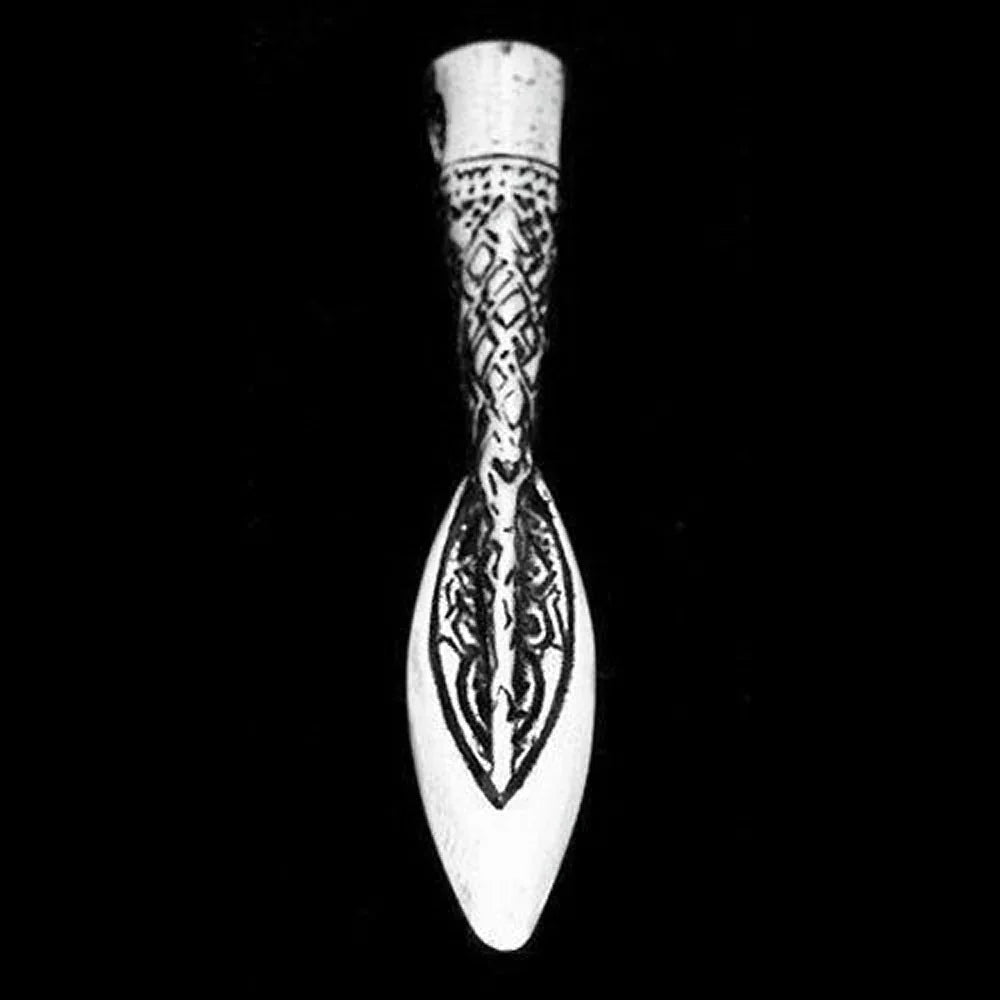 Lanze Schmuck Anhänger 925er Silber 41x7mm