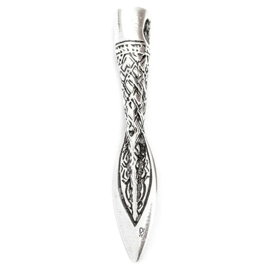 Lanze Schmuck Anhänger 925er Silber 41x7mm