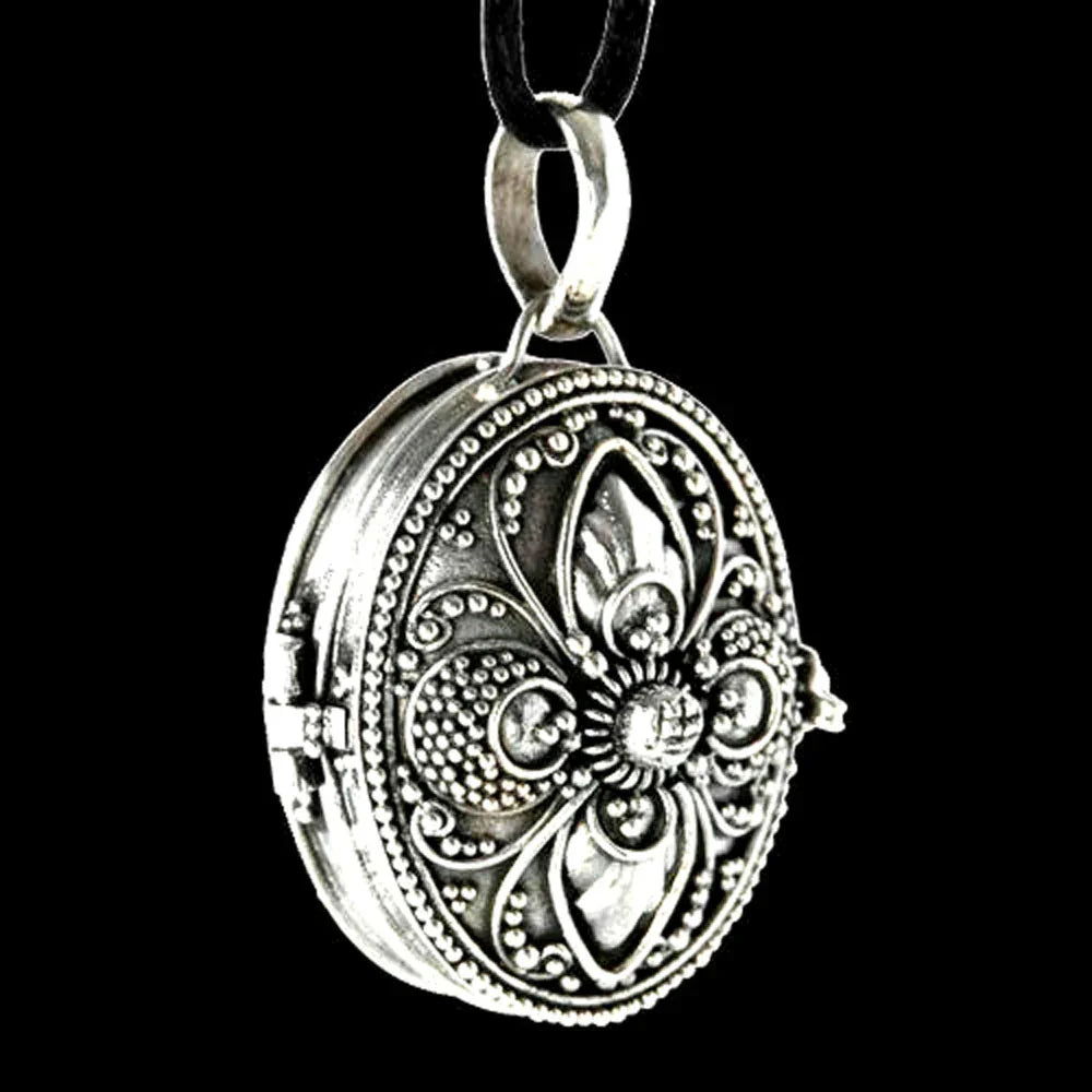 Medaillon Anhänger Schmuck 925er Silber 32x21mm Höhe inklusive Öse