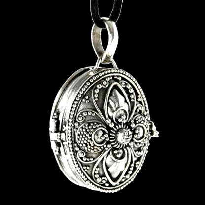 Medaillon Anhänger Schmuck 925er Silber 32x21mm Höhe inklusive Öse