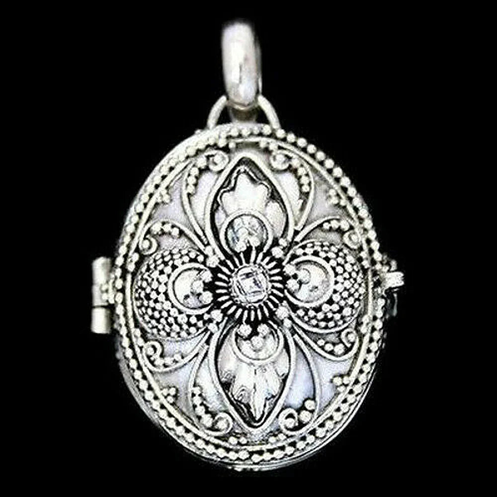 Medaillon Anhänger Schmuck 925er Silber 32x21mm Höhe inklusive Öse