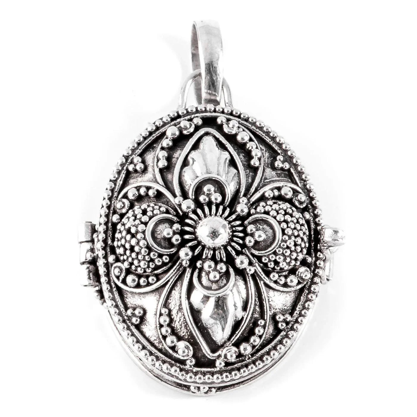 Medaillon Anhänger Schmuck 925er Silber 32x21mm Höhe inklusive Öse