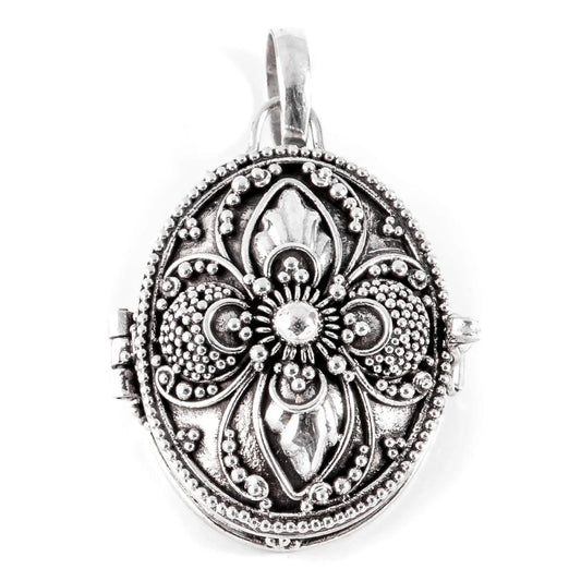 Medaillon Anhänger Schmuck 925er Silber 32x21mm Höhe inklusive Öse