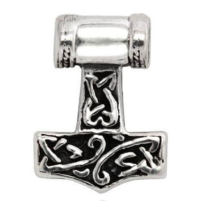 Thors Hammer sehr klein Schmuck Anhänger 925er Silber - Thorhammer - 13x17mm