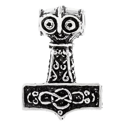 Thors Hammer Schmuck Anhänger 925er Silber - Thorhammer - 33x24mm