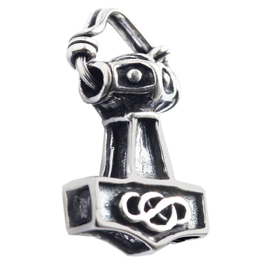 Thors Hammer beidseitig Schmuck Anhänger 925er Silber - Thorhammer -