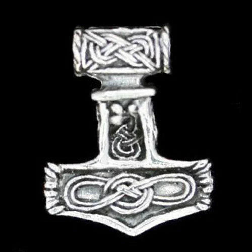 Thors Hammer Schmuck Anhänger 925er Silber - Thorhammer - 25x20mm