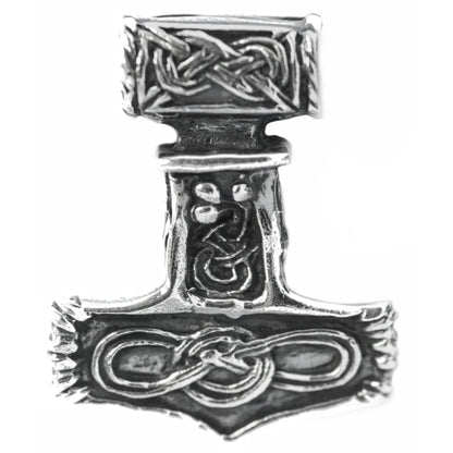 Thors Hammer Schmuck Anhänger 925er Silber - Thorhammer - 25x20mm