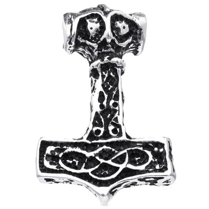 Thors Hammer Schmuck Anhänger 925er Silber - Thorhammer - 22x32mm