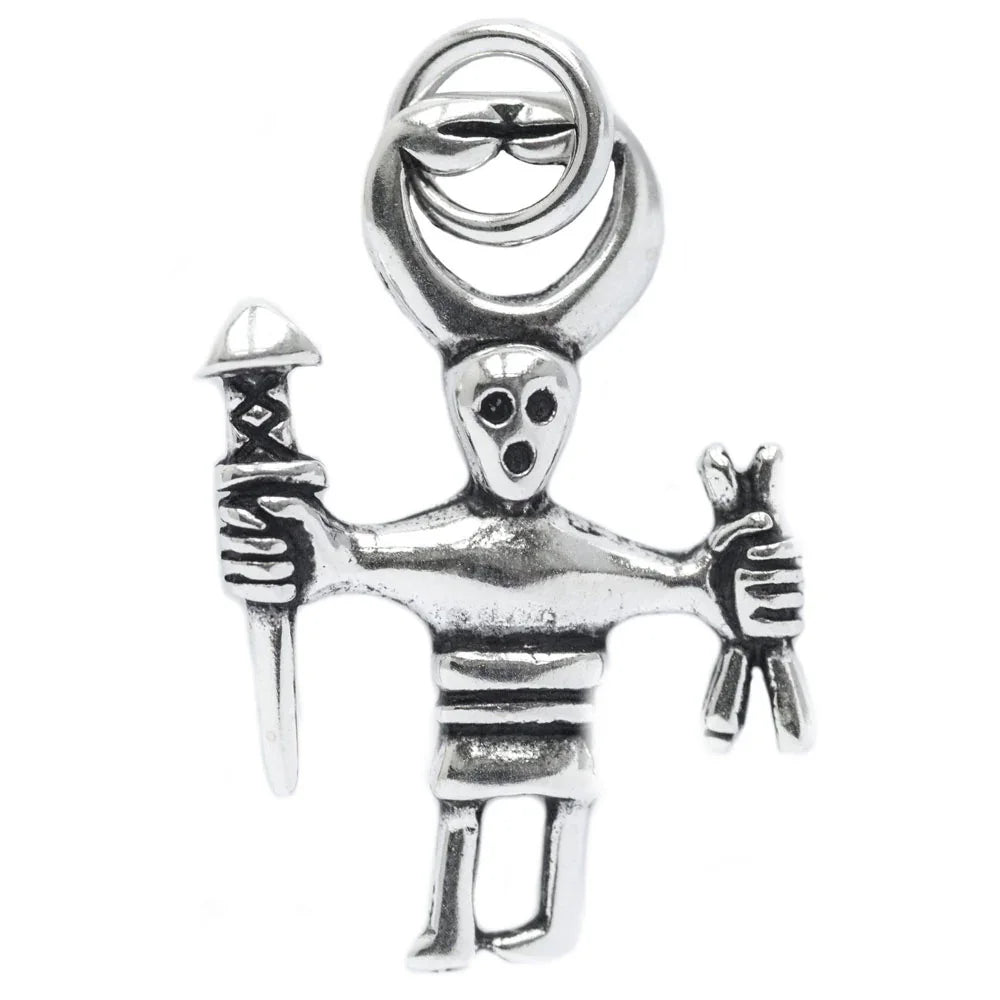 Odin-Amulett Schmuck Anhänger 925er Silber 35x23mm