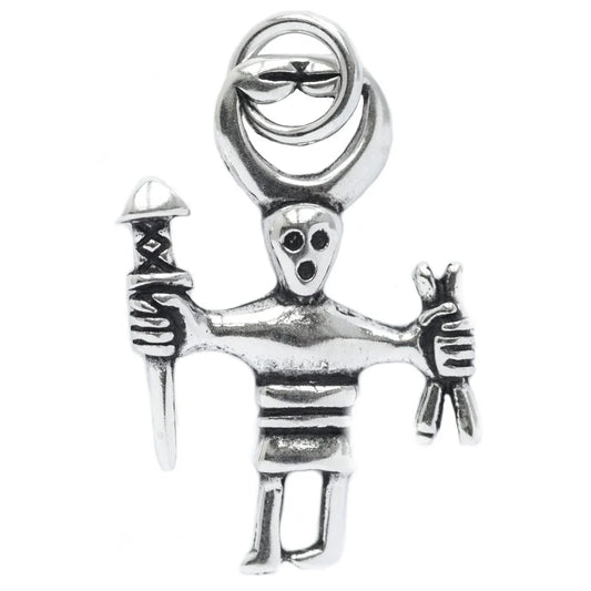 Odin-Amulett Schmuck Anhänger 925er Silber 35x23mm