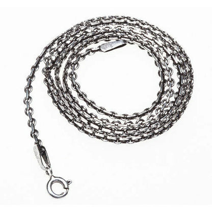Dunkle Silberketten Mittelalter 925 Silber  Kette Halskette fein-m