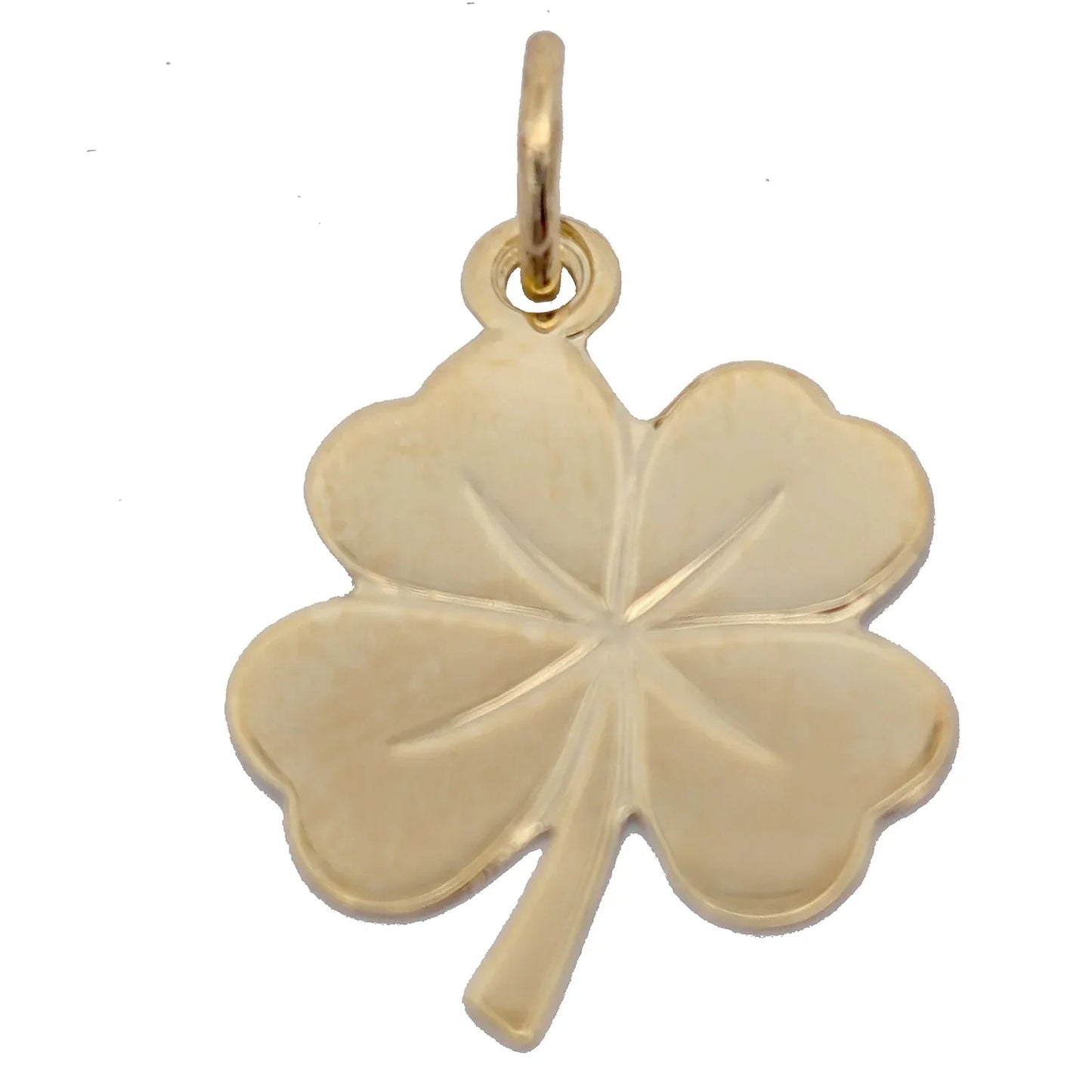 Gold Anhänger Kleeblatt  mit Goldkette massiv 333 - 8 Karat Gold