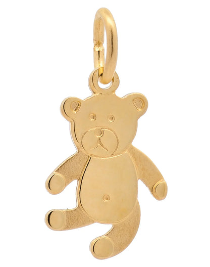 Gold Anhänger Bär  mit Goldkette massiv 333 - 8 Karat Gold