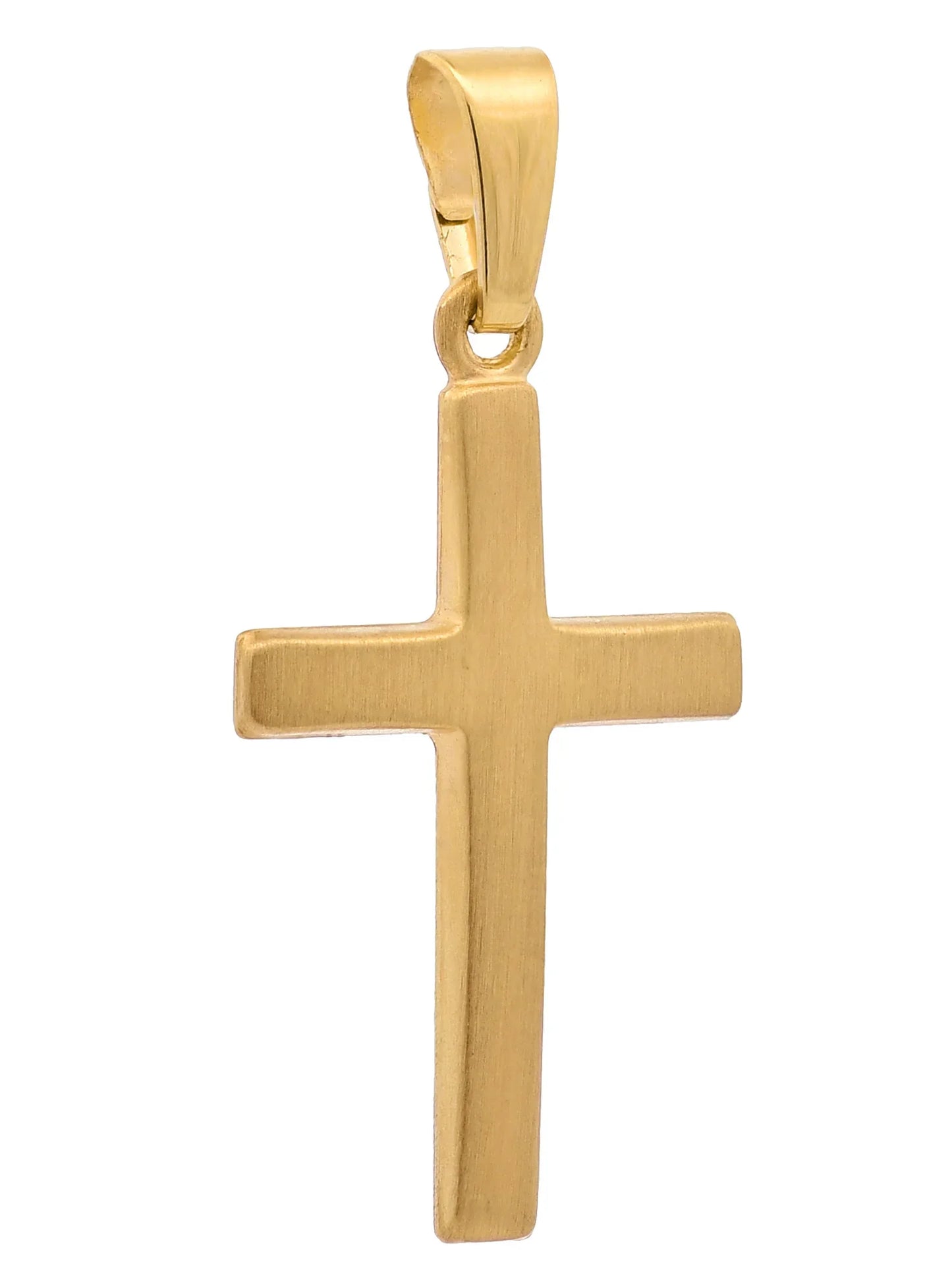 Kettenanhänger Gold Anhänger Kreuz  massiv 333 - 8 Karat Gold