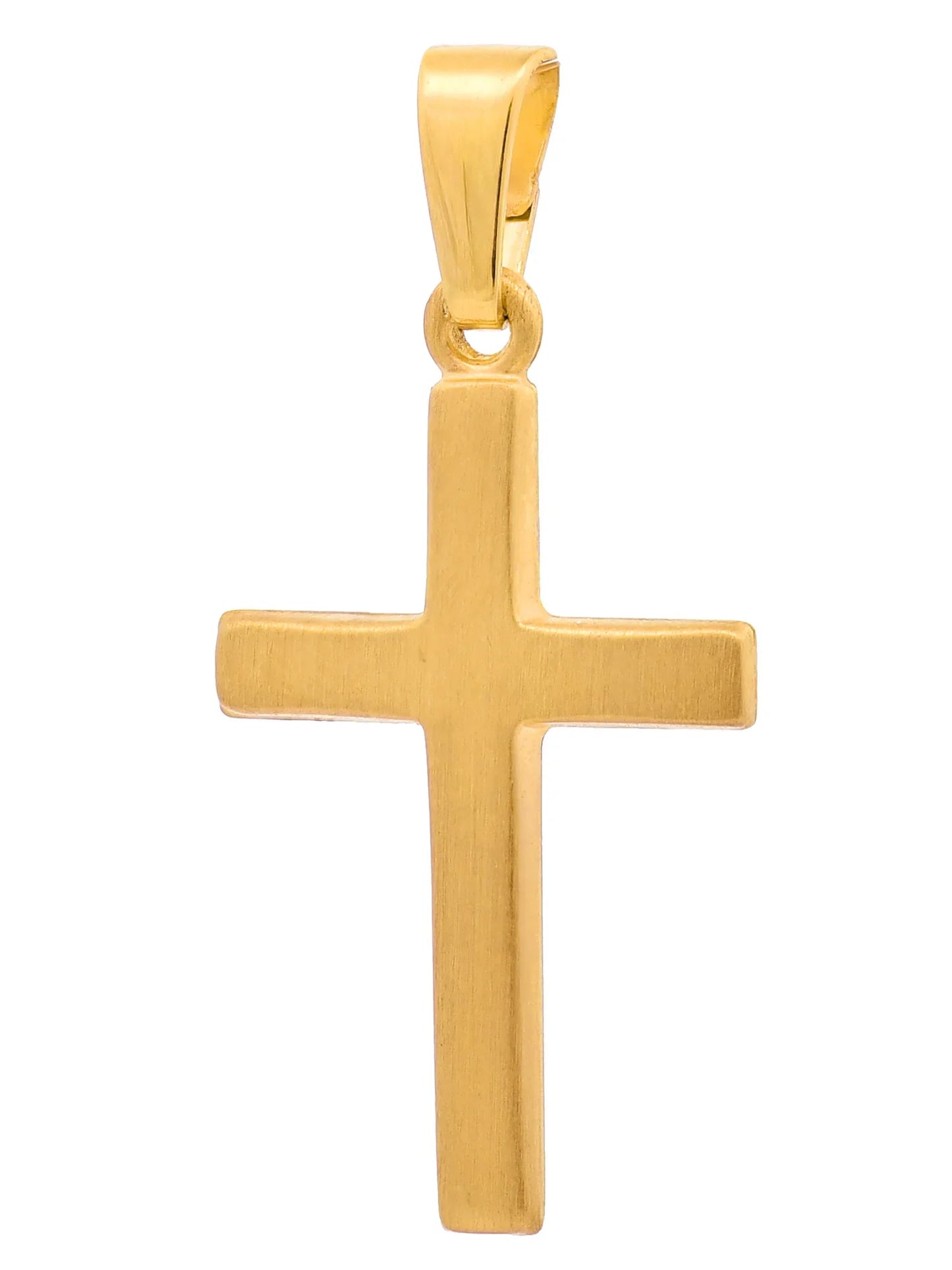 Kettenanhänger Gold Anhänger Kreuz  massiv 333 - 8 Karat Gold
