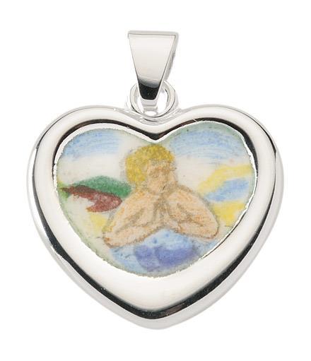Anhänger Medaille Amor 925 Silber