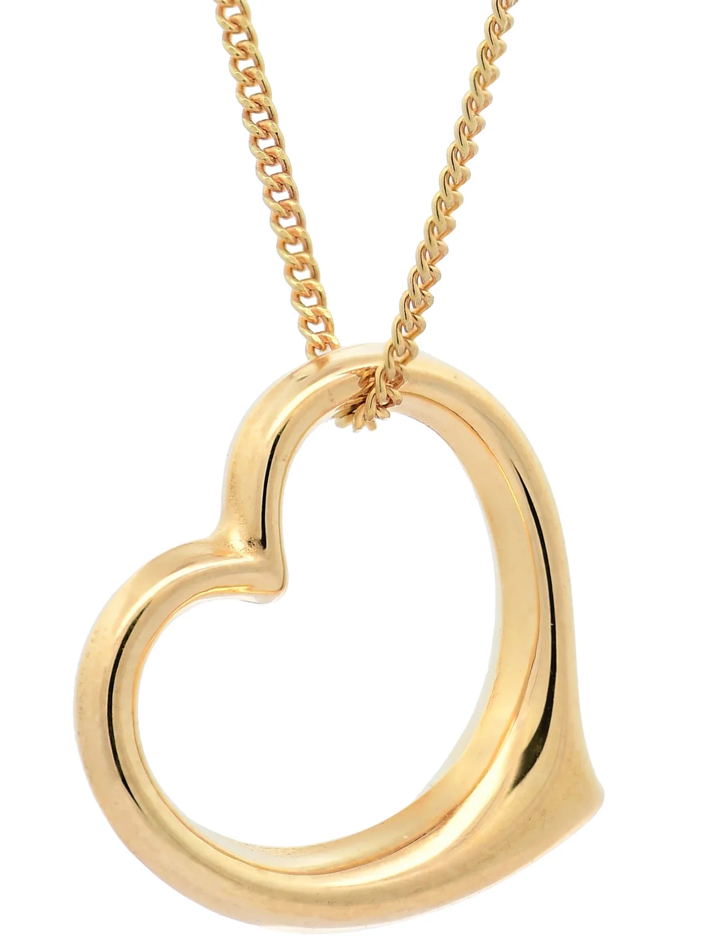 Gold Anhänger Swingheart  mit Goldkette massiv 333 - 8 Karat Gold