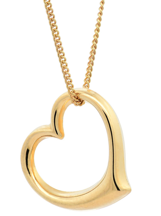 Anhänger Swingheart   333-8 Karat Gold mit vergoldeter Silberkette