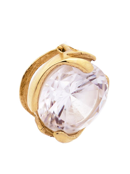 Anhänger Zirkonia  375 - 9 Karat Gold mit vergoldeter Silberkette