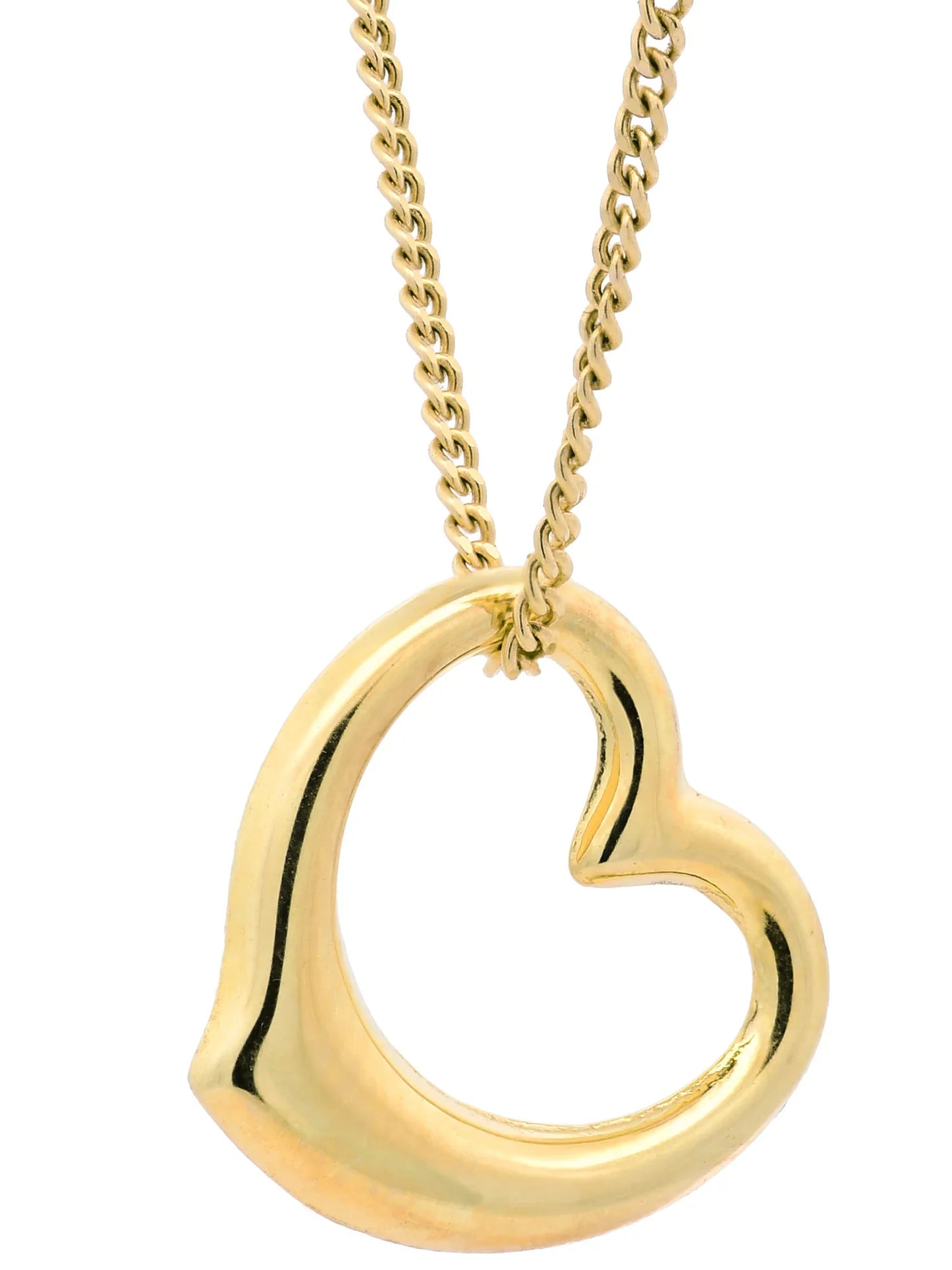 Gold Anhänger Swingheart  mit Goldkette massiv 333 - 8 Karat Gold