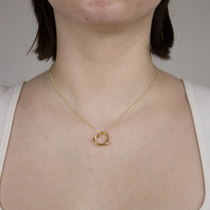 Gold Anhänger Swingheart  mit Goldkette massiv 333 - 8 Karat Gold
