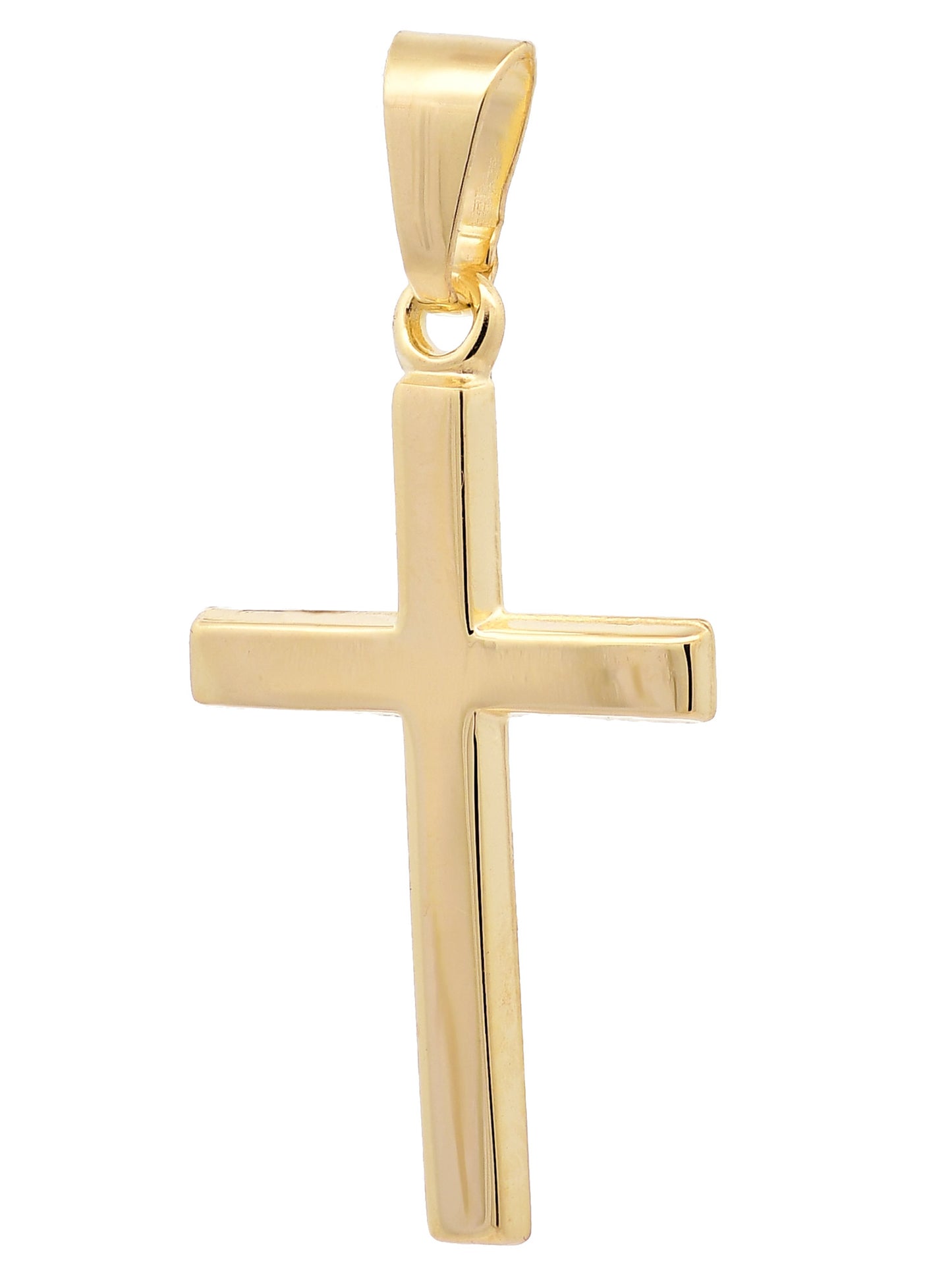Gold Anhänger Kreuz  mit Goldkette massiv 333 - 8 Karat Gold