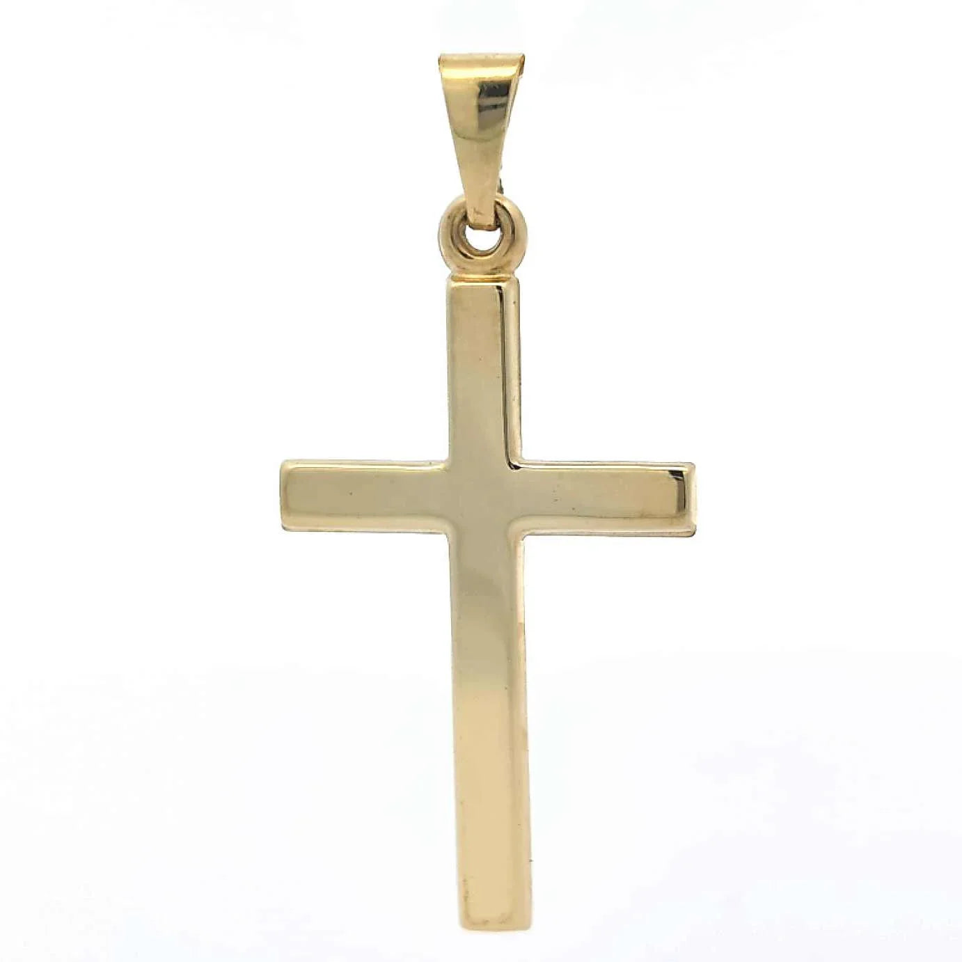 Gold Anhänger Kreuz  mit Goldkette massiv 333 - 8 Karat Gold