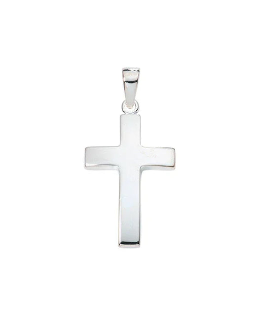 Anhänger Kreuz aus Silber Kettenanhänger aus massiv 925 Sterlingsilber